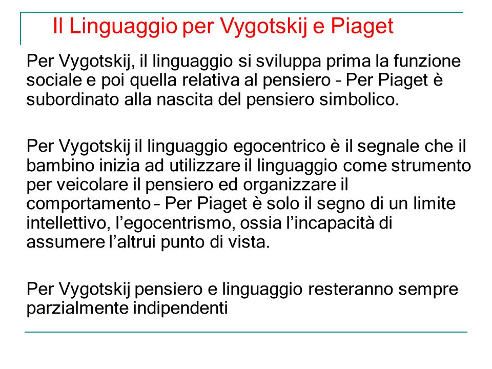 Psicologia dello Sviluppo lo sviluppo cognitivo ppt scaricare